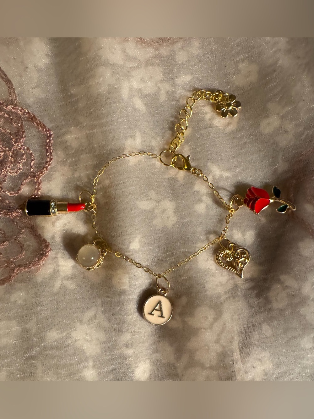 Aphrodite Goddess Charm Bracelet Coffin Portable Altar